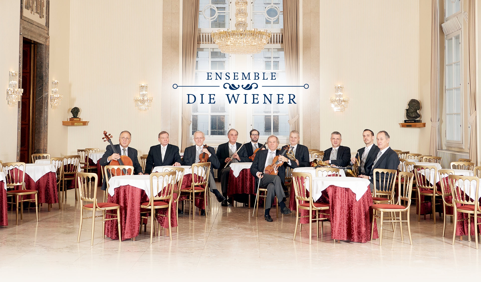 Die Wiener das Ensemble: Titelbild mit allen Musikern